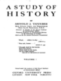 Image of A Study Of History I