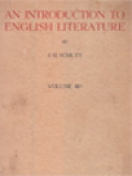 An Introduction To English Literature III A