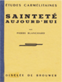 Image of Sainteté Aujourd'hui