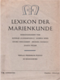 Image of Lexicon Der Marienkunde VII - VIII