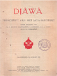 Image of Djåwå Tijdschrift Van Het Java-Instituut (No.2 1941)
