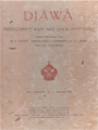 Image of Djåwå Tijdschrift Van Het Java Instituut - 20ste Jaargang, No 1, Januari 1940