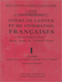 Image of Cours De Langue Et De Civilisation Françaises I