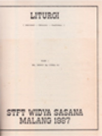 Image of Liturgi (Sejarah-Teologi-Pastoral)