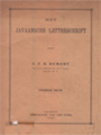 Image of Het Javaansche Letterschrift