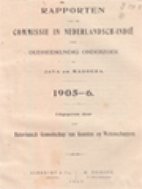 Image of Rapporten Van De Commissie In Nederlandsch-Indië Voor Oudheidkundig Onderzoek Op Java En Madoera 1905-6
