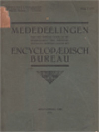 Image of Mededeelingen Van Het Bureau Voor De Bestuurszaken Der Buitengewesten, Bewerkt Door Het Encyclopaedisch Bureau, Aflevering VIII