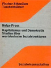 Image of Kapitalismus Und Demokratie: Studien über Westdeutsche Sozialstrukturen
