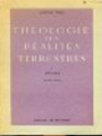 Image of Théologie Des Réalités Terrestres I: Préludes
