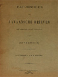 Image of Fac-Simile's Van Javaansche Brieven, Ten Gebruike Bij Het Onderwijs