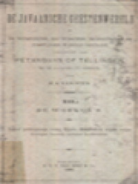 Image of De Javaansche Geestenwereld Petangan's Of Tellingen Bij De Javanen In Gebruik III: De Woekoe's