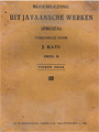 Image of Bloemlezing Uit Javaansche Werken (Proza) II