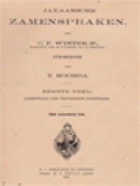 Image of Javaansche Zamenspraken I: Zamenspraken Over Verschillender Onderwerpen