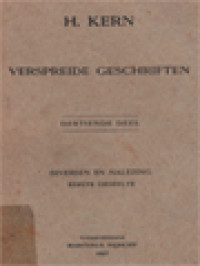 Image of Verspreide Geschriften XIII: Diversen En Nalezing, Eerste Gedeelte