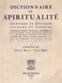 Image of Dictionnaire De Spiritualité (Ascétique Et Mystique; Doctrine Et Histoire) Tome VI.2: Godet Des Marais - Grecque (Église)