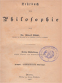 Image of Lehrbuch Der Philosophie III