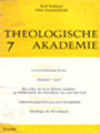 Image of Theologische Akademie 7 / Karl Rahner, Otto Semmelroth (Herausgegeben)
