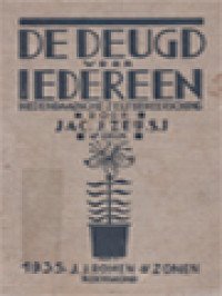 Image of De Deugd Voor Iedereen: Hedendaagsche Zelfbeheersching