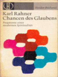 Image of Chancen Des Glaubens: Fragmente Einer Modernen Spiritualität