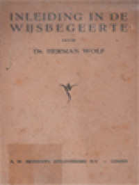Image of Inleiding In De Wijsbegeerte