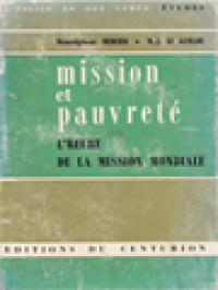 Image of Mission Et Pauvrete: L'heure De La Mission Mondiale