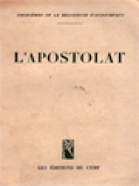 Image of L'Apostolat: Problèmes De La Religieuse D'aujourd'hui