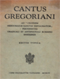Image of Cantus Gregoriani Ad 