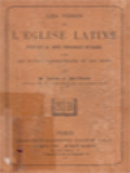 Les Pères De L'église Latine: Extraits De Leurs Principaux Ouvrages Avec Des Notices Biographiques Et Des Notes