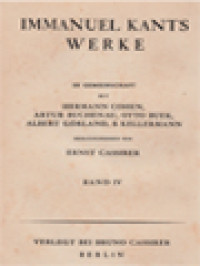 Image of Immanuel Kants Werke VII: Die Metaphysik Der Sitten, Der Streit Der Fakultäten