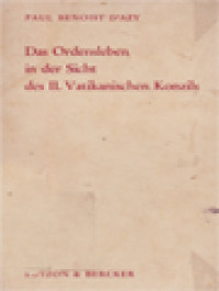 Image of Das Ordensleben In Der Sicht des II. Vatikanischen Konzils