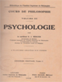 Image of Cours De Philosophie III: Psychologie