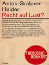 Image of Recht Auf Lust? / Ferdinand Klostermann, Norbert Greinacher (Herausgegeben)