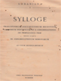 Image of Sylloge Praecipuorum Documentorum Recentium Summorum Pontificum Et S. Congregationis De Propaganda Fide Necnon Aliarum SS. Congregationum Romanorum