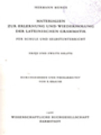 Image of Materialien Zur Erlernung Und Wiederholung Der Lateinischen Grammatik