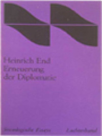 Image of Erneuerung Der Diplomatie: Der Auswärtige Dienst Der Bundesrepublik Deutschland-Fossil Oder Instrument?