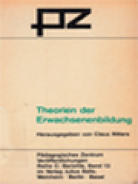 Image of Theorien Der Erwachsenenbildung / Claus Ritters (Herausgegeben)