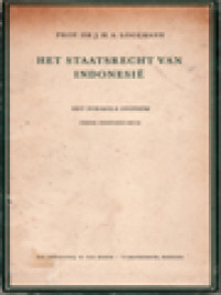 Image of Het Staatsrecht Van Indonesië: Het Formele Systeem