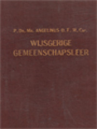 Image of Wijsgerige Gemeenschapsleer
