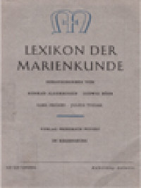 Image of Lexicon Der Marienkunde I