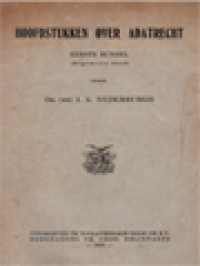 Image of Hoofdstukken Over Adatrecht I: Algemeen Deel