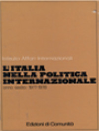 Image of L'Italia Nella Politica Internazionale (1977-1978)