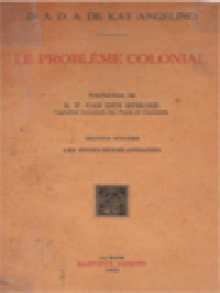 Image of Le Problème Colonial II: Les Indes-Nederlandaises