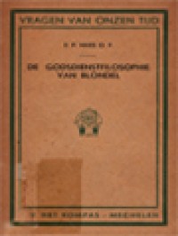 Image of De Godsdienst Filosophie Van Blondel