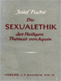 Image of Die Sexualethik Des Heiligen Thomas Von Aquin