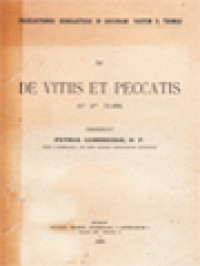 Image of De Vitiis Et Peccatis (1a 2ae, 71-89)
