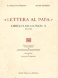 Image of «Lettera Al Papa»: Libellus Ad Leonem X [1513]
