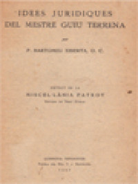Image of Idees Juridiques Del Mestre Guiu Terrena