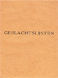 Image of Geslachtslijsten