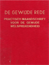 Image of De Gewijde Rede 52-53 25e Jaargang: Practisch Maandschrift Voor De Gewijde Welsprekendheid