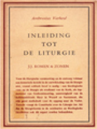 Image of Inleiding Tot De Liturgie: Haar Theologische Achtergrond